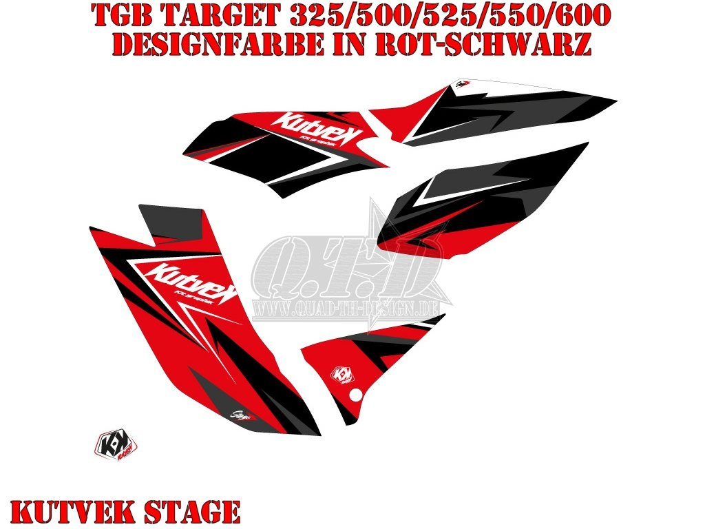 Stage Rot-Schwarz für TGB Target